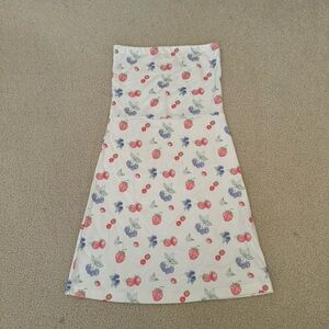 Djerf Avenue summer berries tube dress